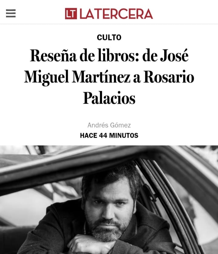 Reseña de libros: de José Miguel Martínez a Rosario Palacios