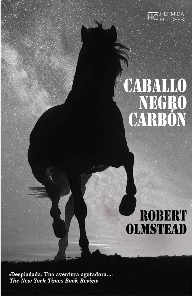 Caballo negro carbón