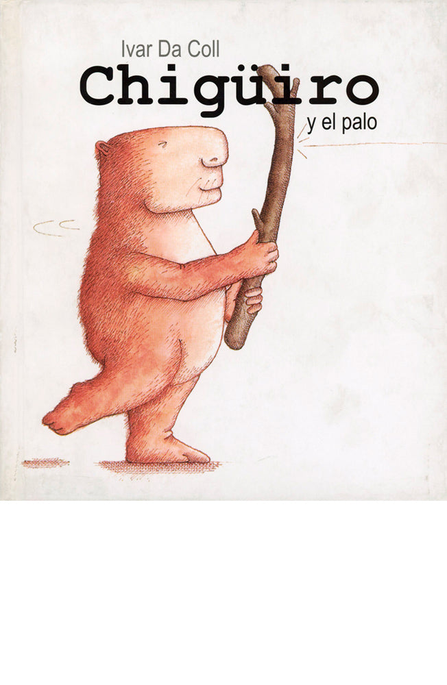 Chigüiro y el palo
