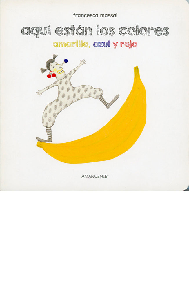 Aquí están los colores, amarillo, azul y rojo