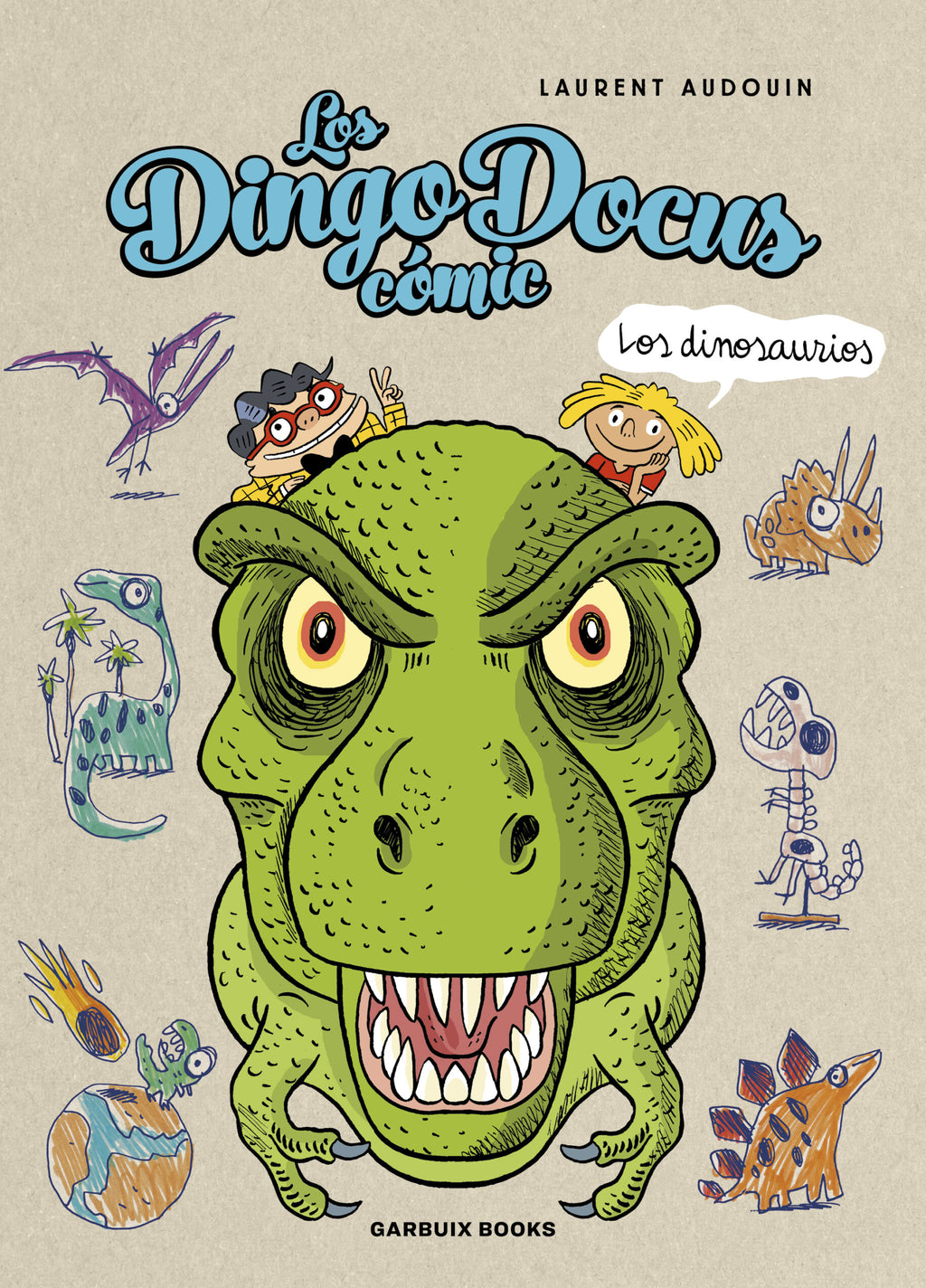 Los Dingo Docus cómic. Los dinosaurios
